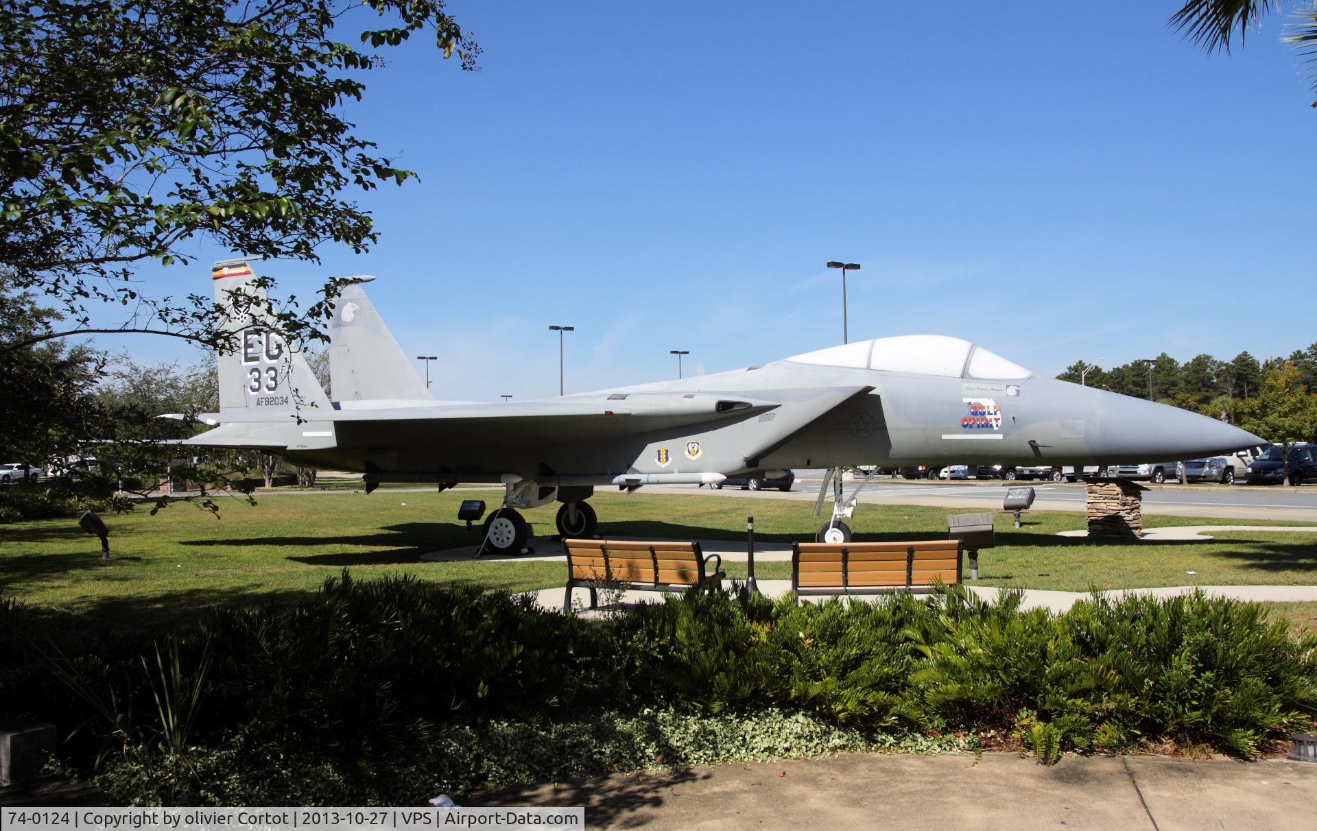 74-0124, McDonnell Douglas F-15A Eagle C/N 0100/A085, sit down and look at this F-15