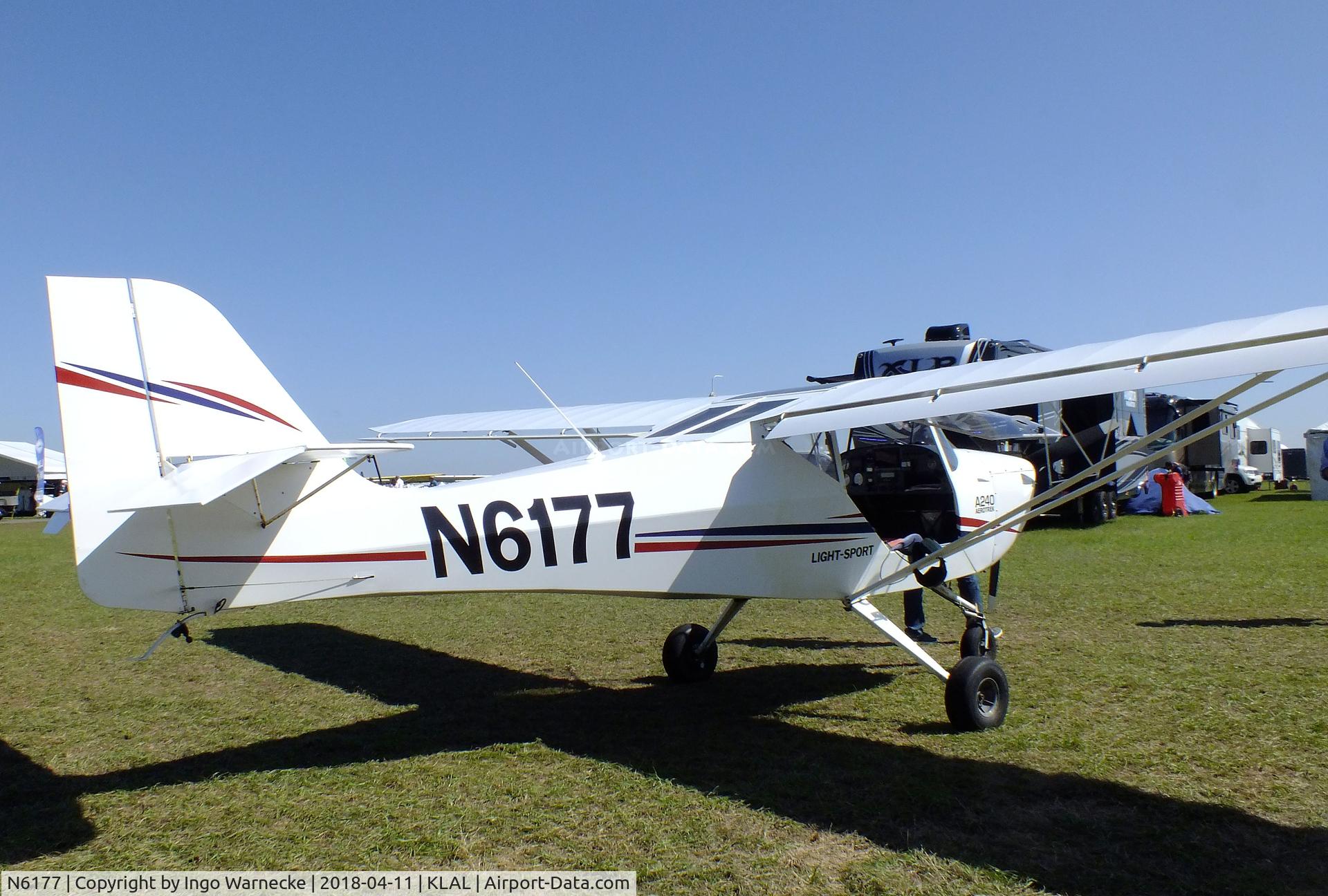 N6177, Aeropro CZ A240 C/N 31810, Aerotrek A240 (Aeropro Eurofox-3K) at 2018 Sun 'n Fun, Lakeland FL