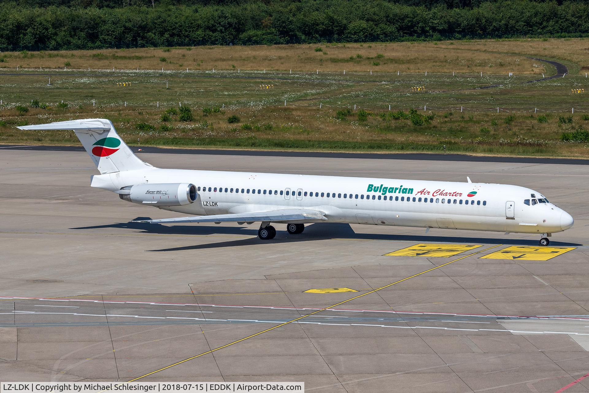 LZ-LDK, 1987 McDonnell Douglas MD-82 (DC-9-82) C/N 49432/1378, LZ-LDK - McDonnell Douglas MD-82 (DC-9-82) - Bulgarian Air Charter
