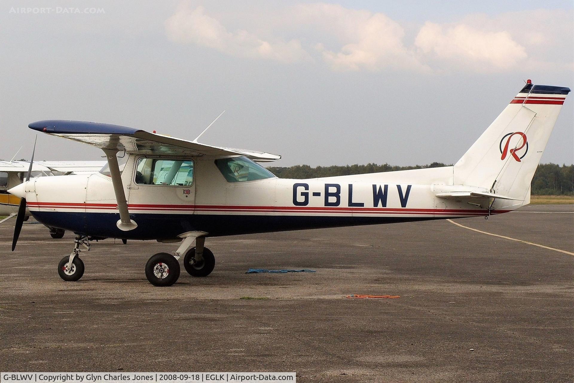 G-BLWV, 1981 Reims F152 C/N 1843, Previously EI-BIN. Operated by Redhill Aviation.