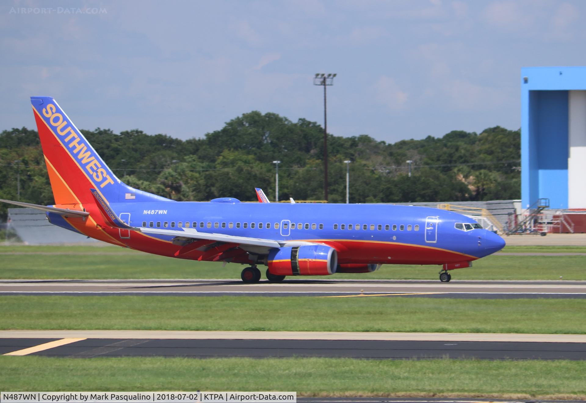 N487WN, 2004 Boeing 737-7H4 C/N 33854, Boeing 737-700