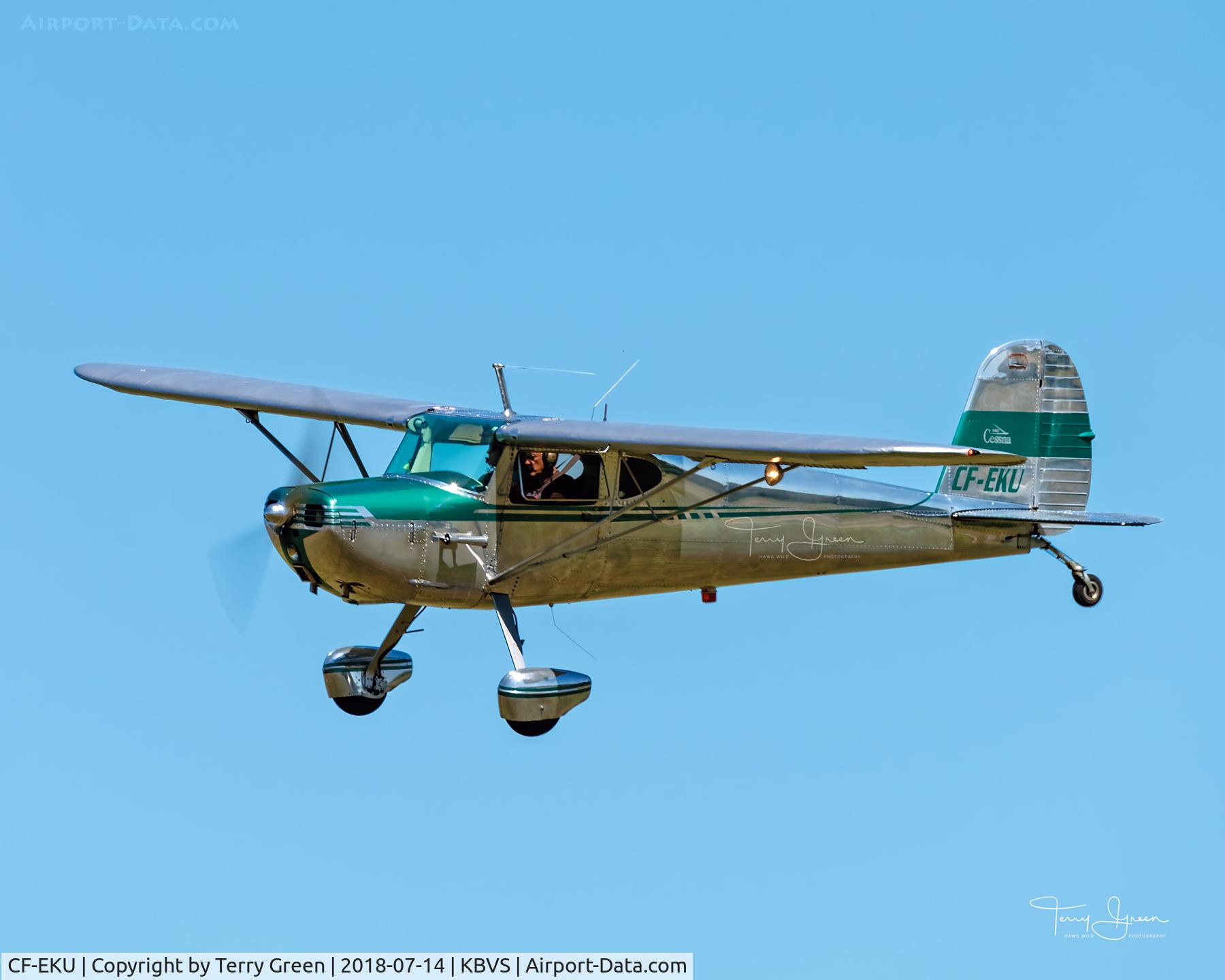 CF-EKU, 1947 Cessna 140 C/N 14027, KBVS