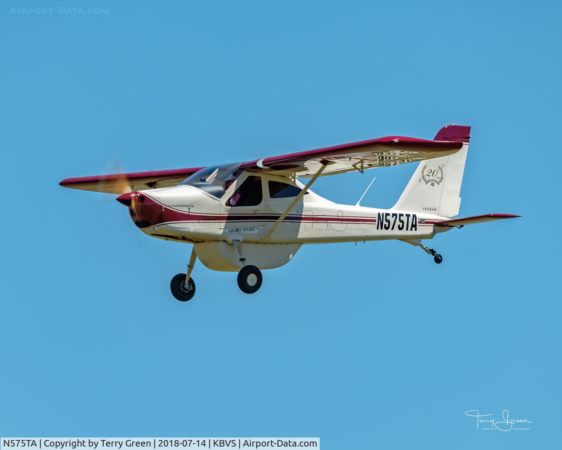 N575TA, 2012 Tecnam P-92TD C/N 1422, KBVS