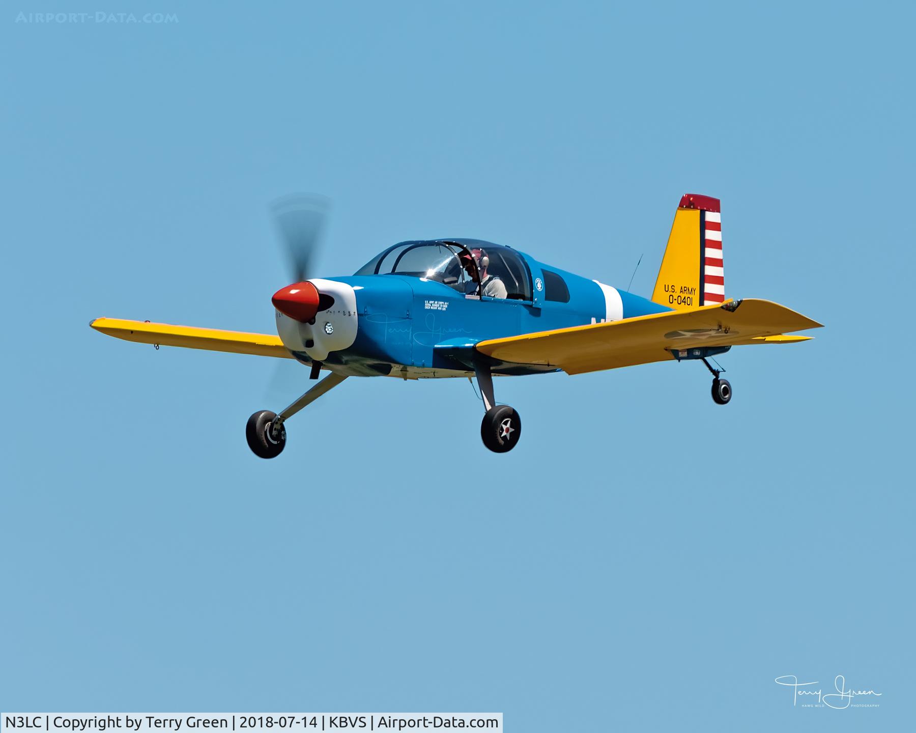 N3LC, 1970 American AA-1 Yankee C/N AA1-0401, KBVS