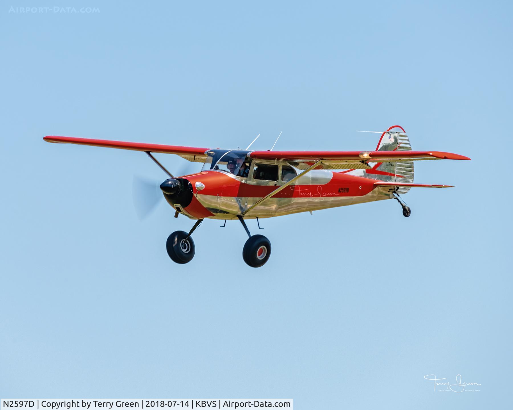 N2597D, 1956 Cessna 170B C/N 20749, KBVS