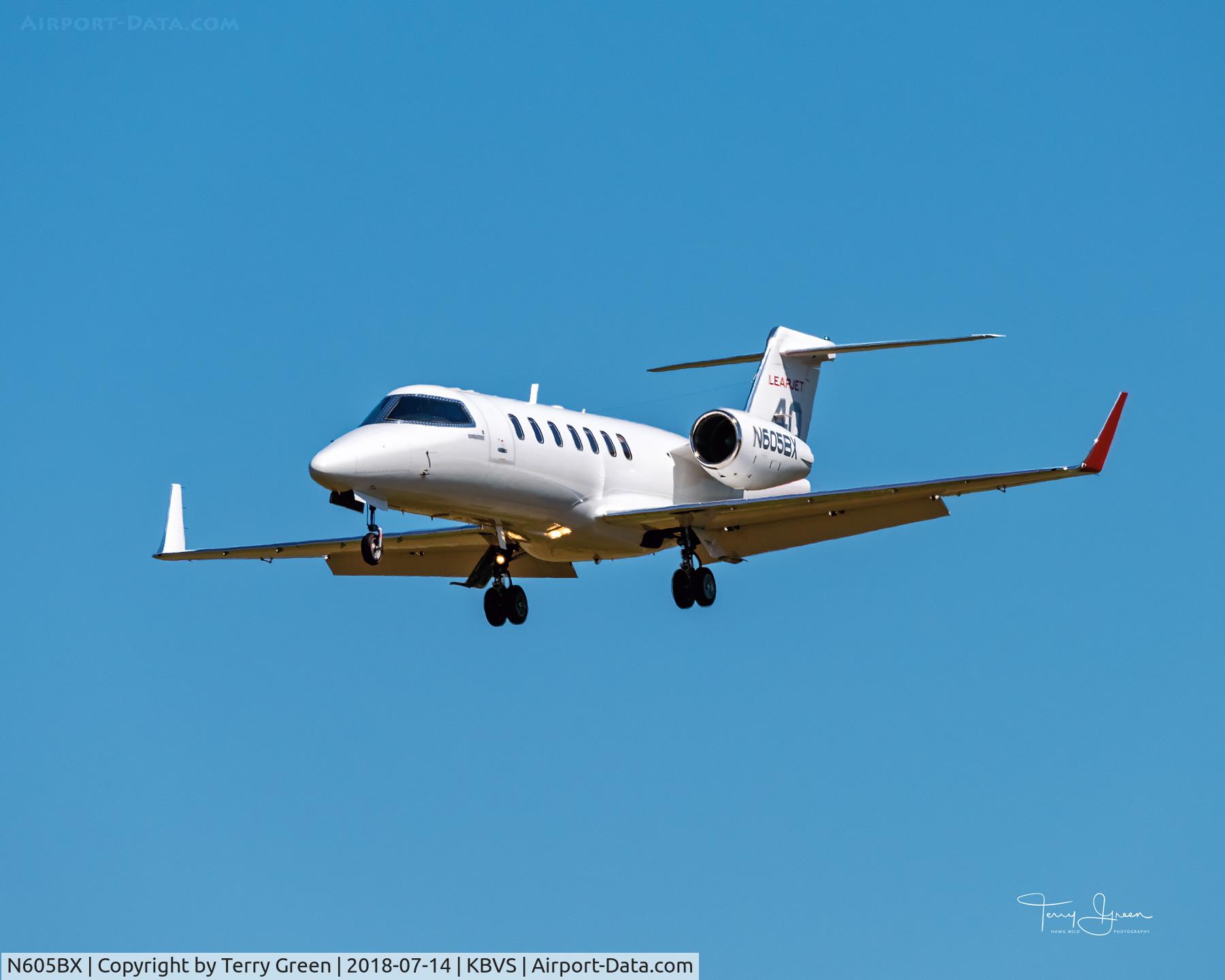 N605BX, 2003 Learjet 45 C/N 2004, KBVS