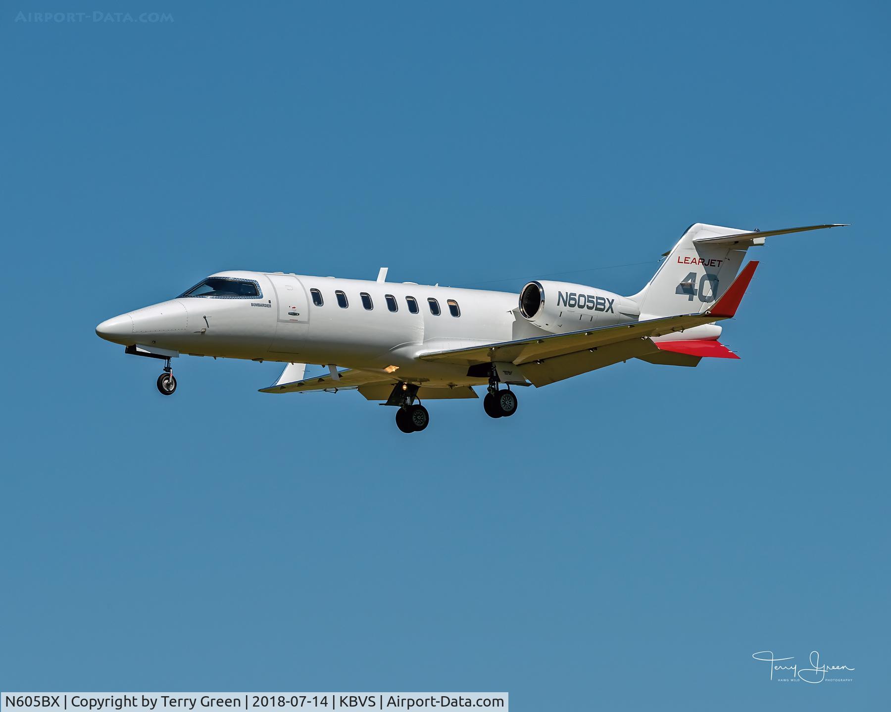 N605BX, 2003 Learjet 45 C/N 2004, KBVS