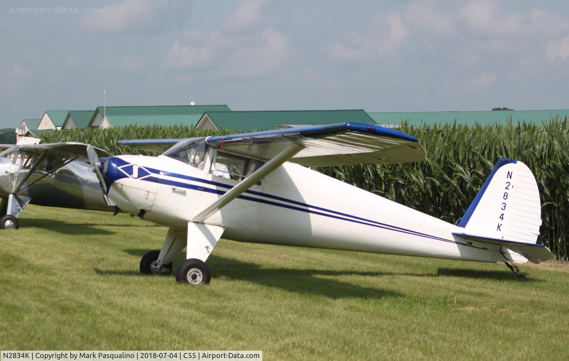 N2834K, 1947 Luscombe 8A C/N 5561, Luscombe 8A