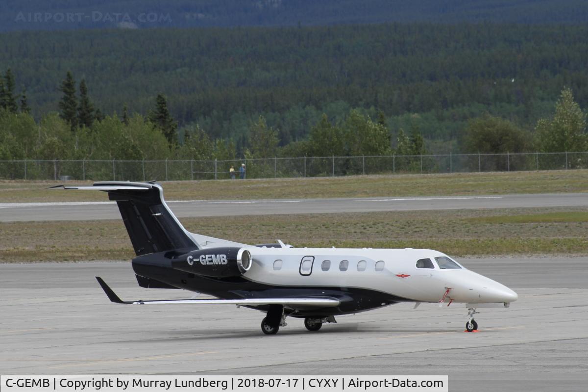 C-GEMB, 2016 Embraer EMB-505 Phenom 300 C/N 50500342, On the ramp at Whitehorse, Yukon