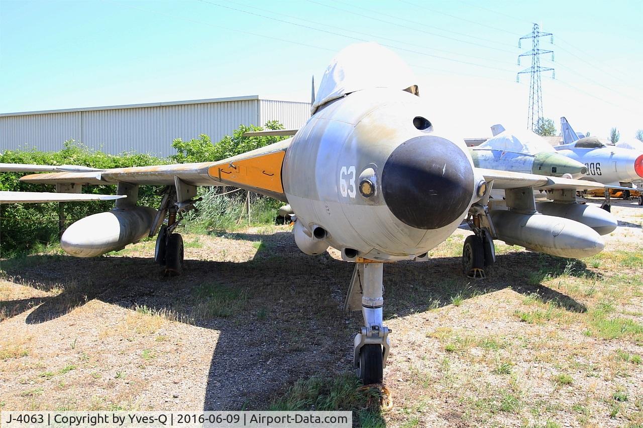J-4063, 1959 Hawker Hunter F.58 C/N 41H-697430, Hawker Hunter F.58, Les Amis de la 5ème Escadre Museum, Orange