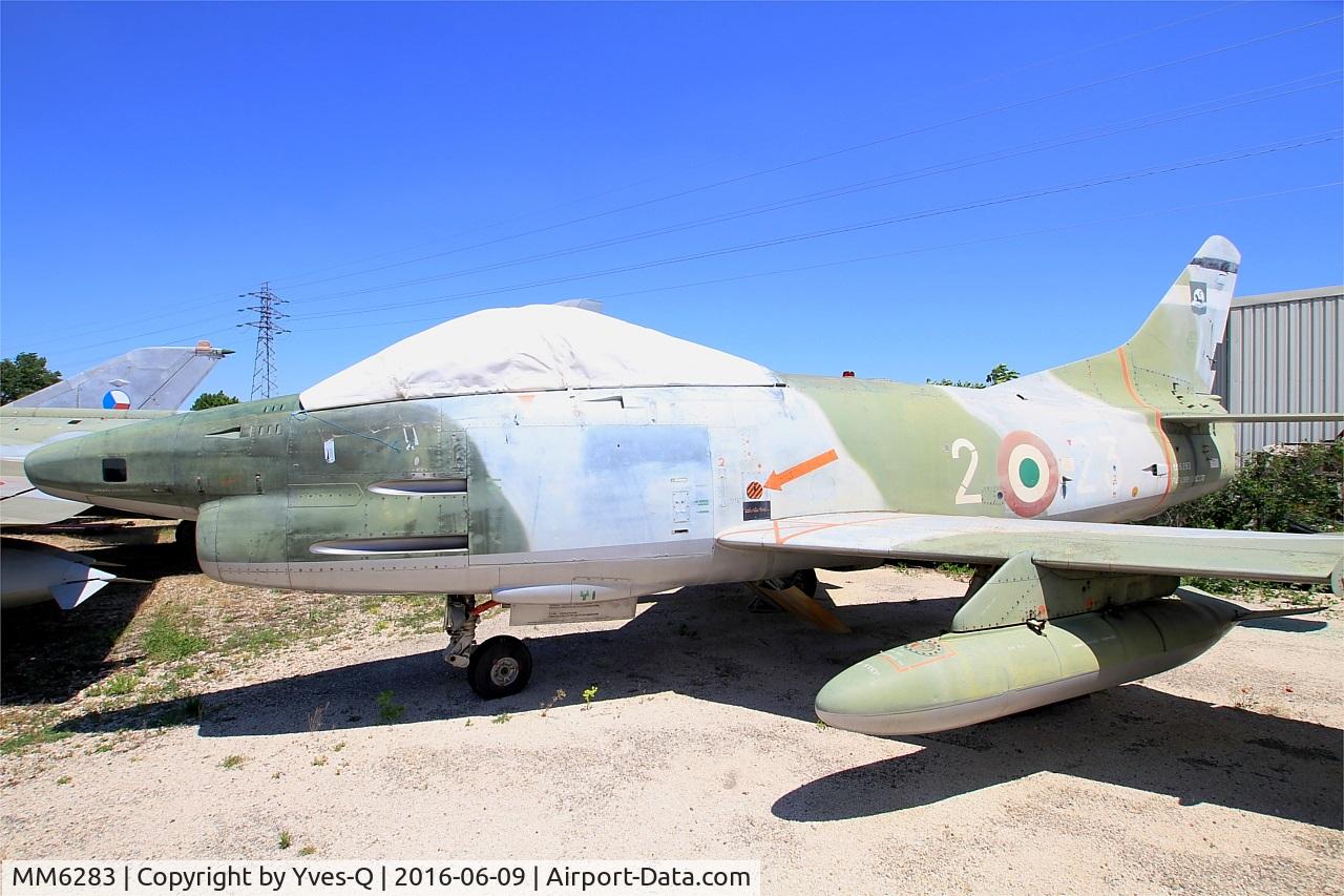 MM6283, Fiat G-91R/1 C/N 49, Fiat G-91R-1, preserved at les amis de la 5ème escadre Museum, Orange