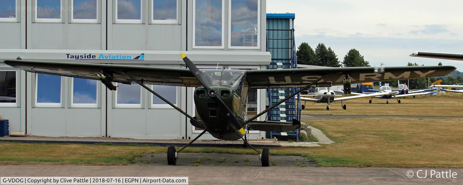 G-VDOG, 1958 Cessna O-1E Bird Dog C/N 24582, Based resident at Dundee