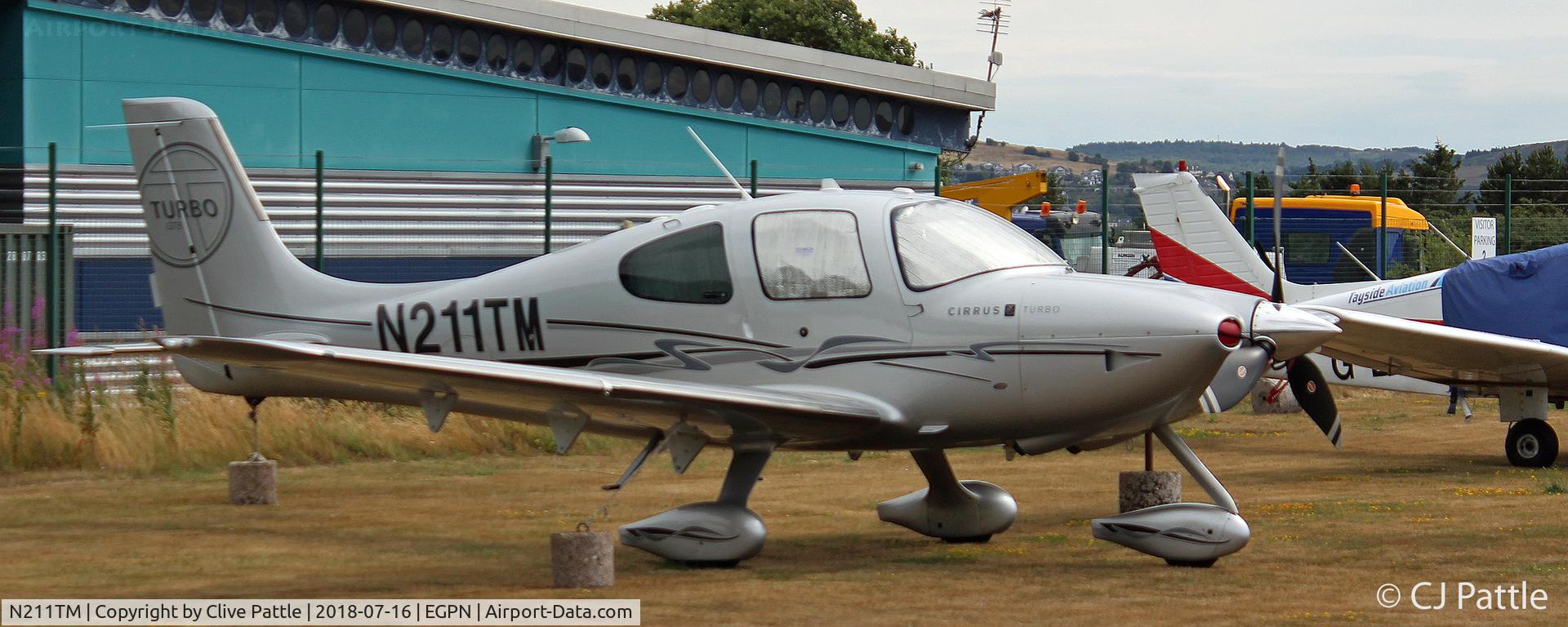 N211TM, Cirrus SR22 GTS Turbo C/N 3572, Parked up at Dundee