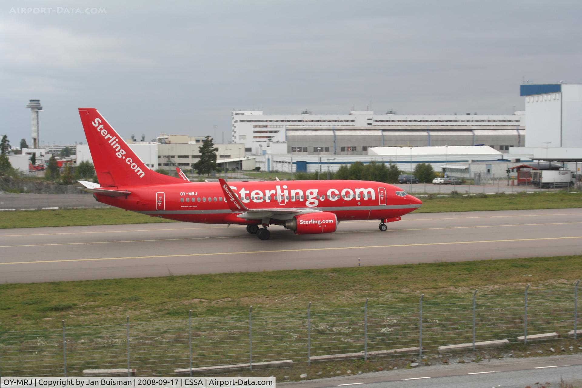 OY-MRJ, 2001 Boeing 737-7L9 C/N 28015, Sterling Airways