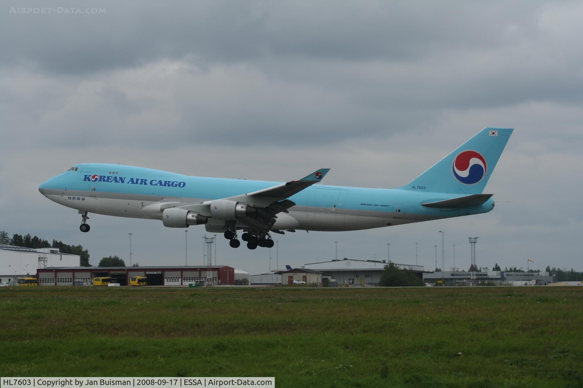 HL7603, 2005 Boeing 747-4B5F/ER/SCD C/N 34302, Korean Air Cargo
