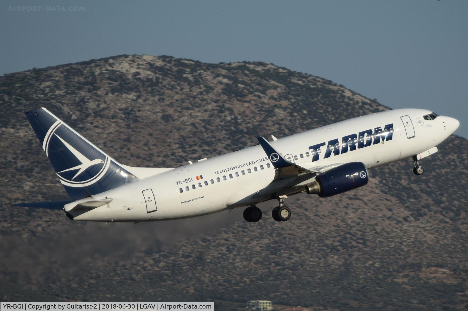 YR-BGI, 2003 Boeing 737-78J C/N 28439, At Athens