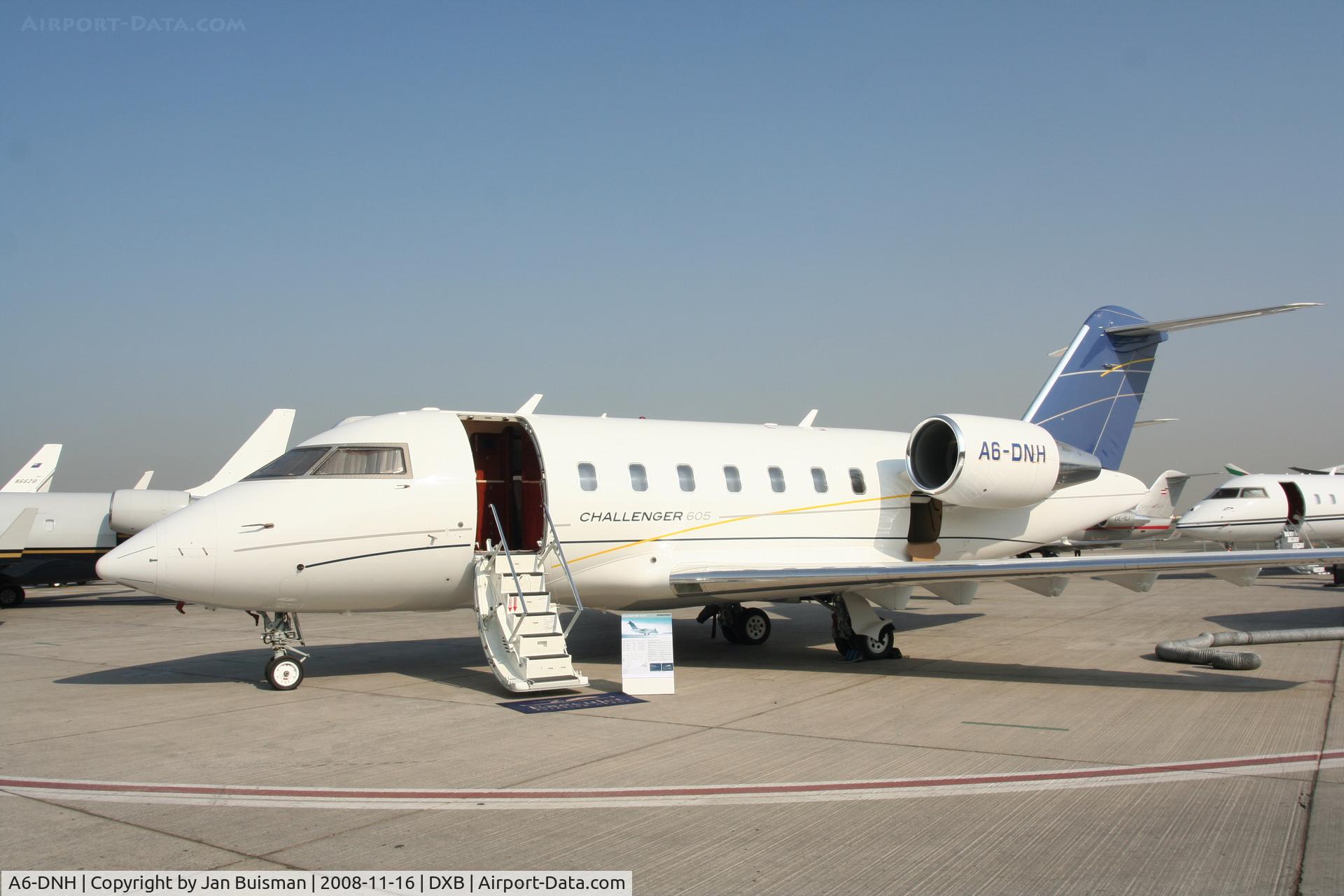 A6-DNH, 2007 Bombardier Challenger 605 (CL-600-2B16) C/N 5702, Execujet Middle East (MEBA 2008)