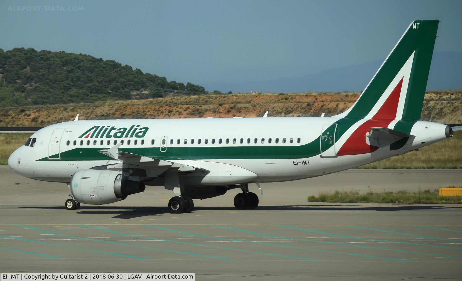 EI-IMT, 2012 Airbus A319-111 C/N 5018, At Athens