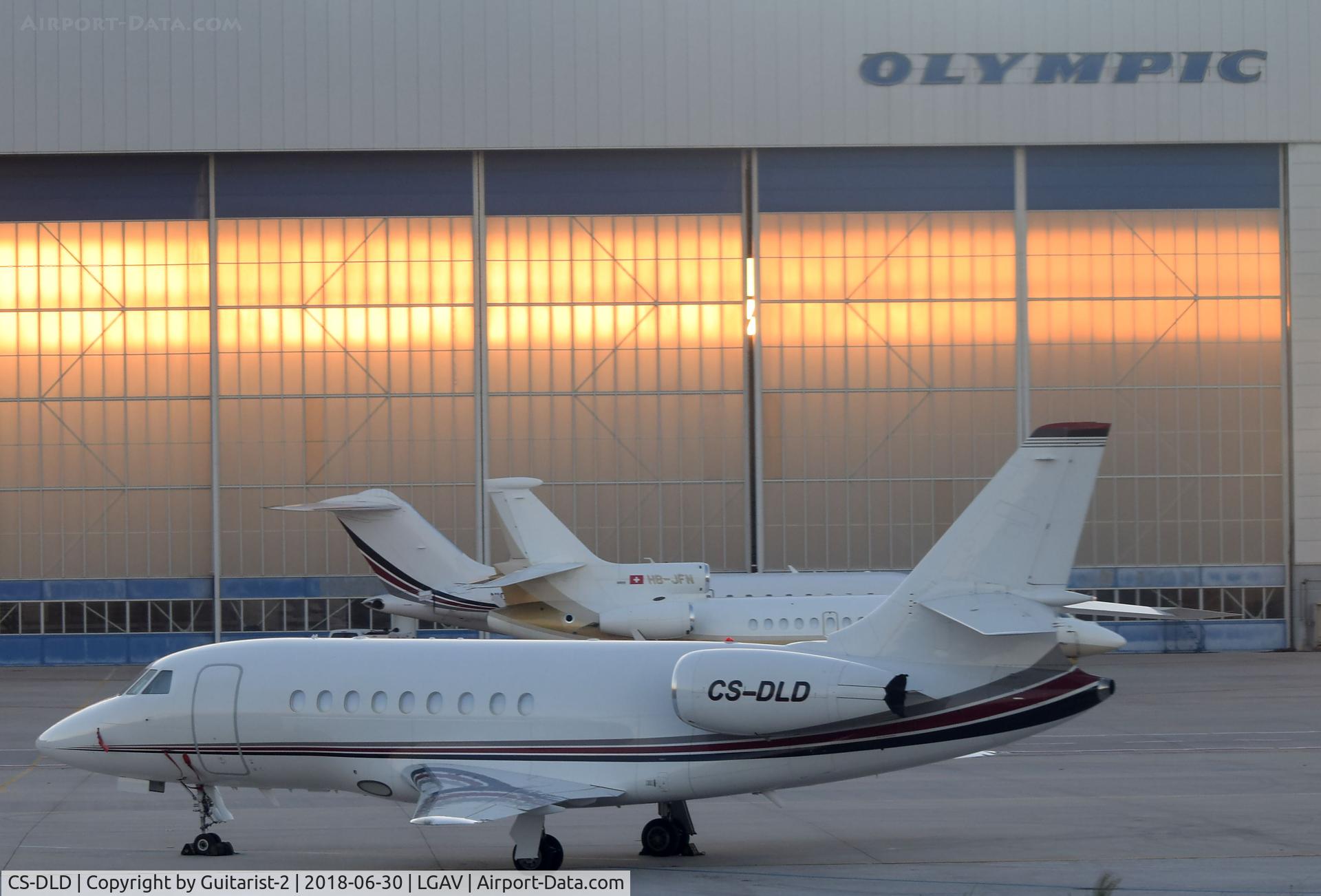 CS-DLD, 2007 Dassault Falcon 2000EX C/N 109, At Athens