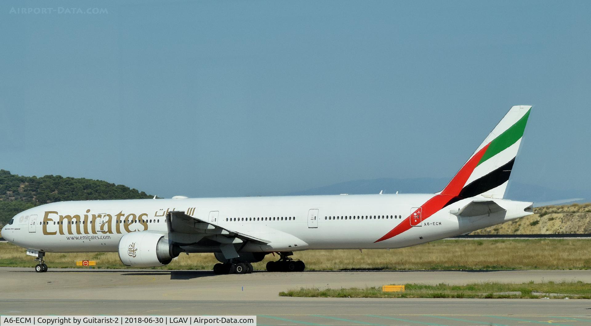 A6-ECM, 2009 Boeing 777-36N/ER C/N 37703, At Athens