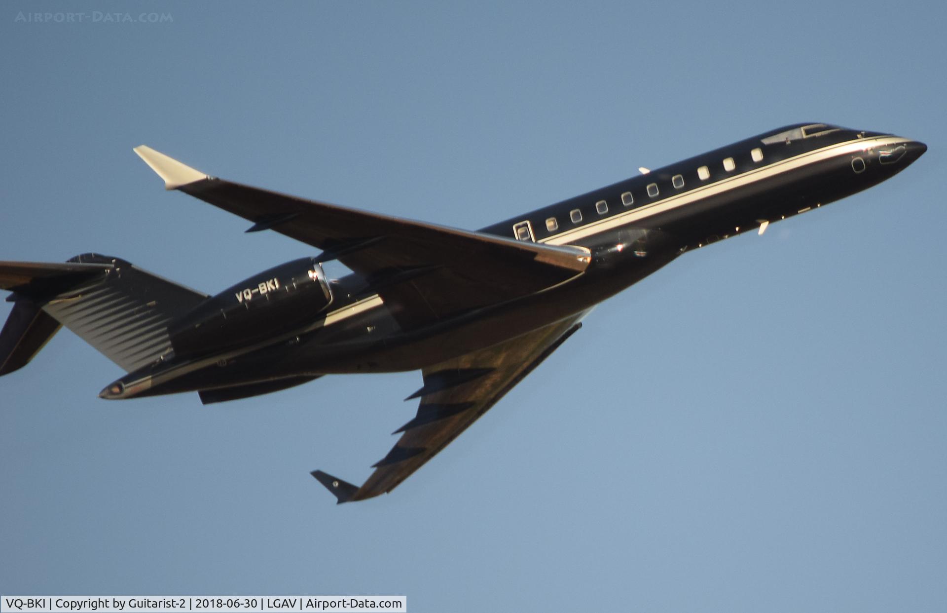 VQ-BKI, 2009 Bombardier BD-700-1A10 Global Express C/N 9342, At Athens