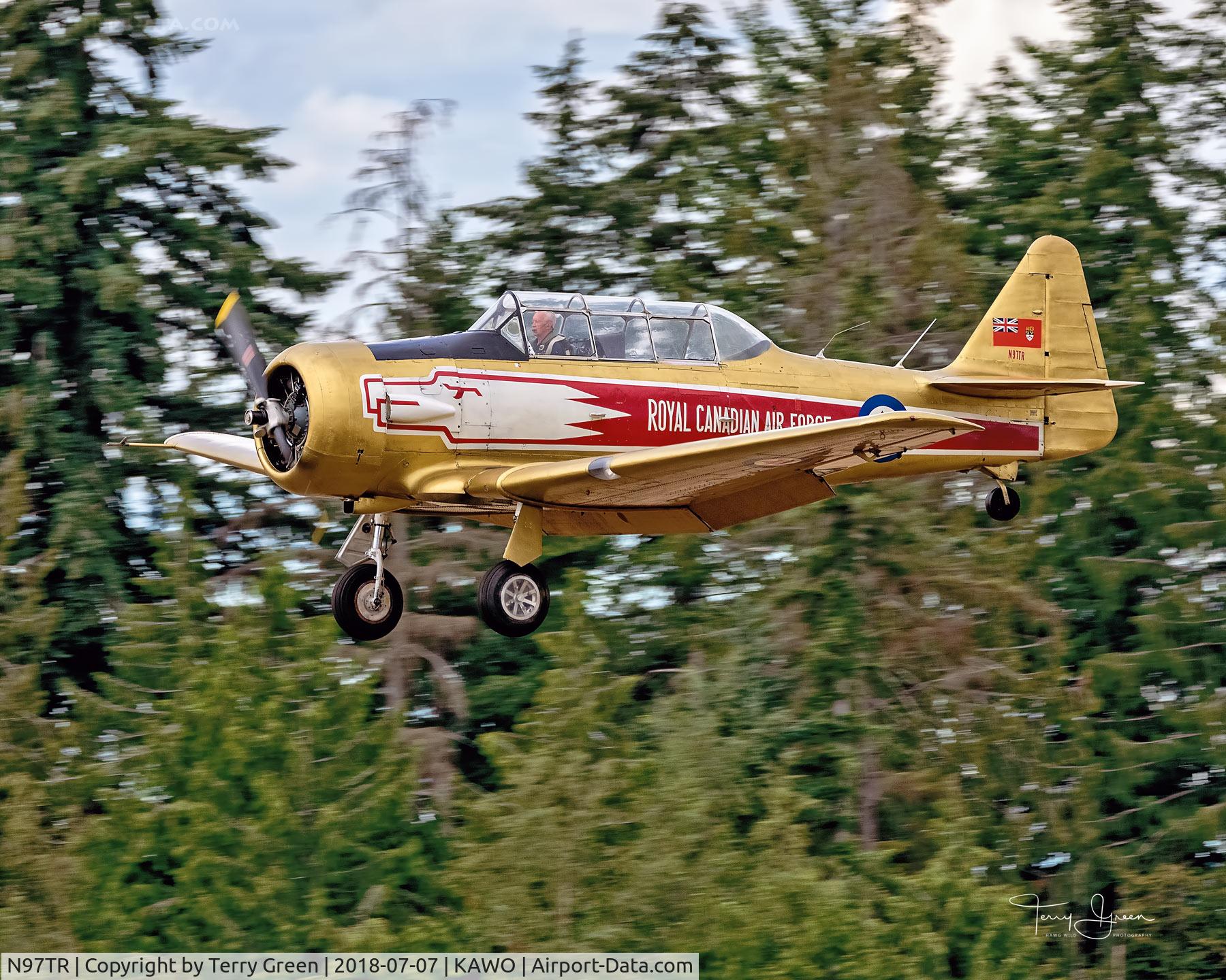 N97TR, 1938 North American AT-6C Texan C/N 88-13587, 2018 Arlington Fly-In