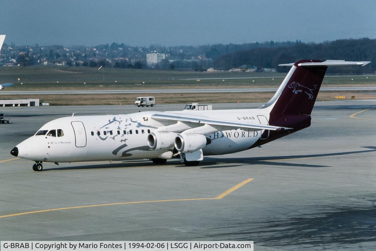G-BRAB, 1989 British Aerospace BAe.146-300 C/N E3131, winter charter