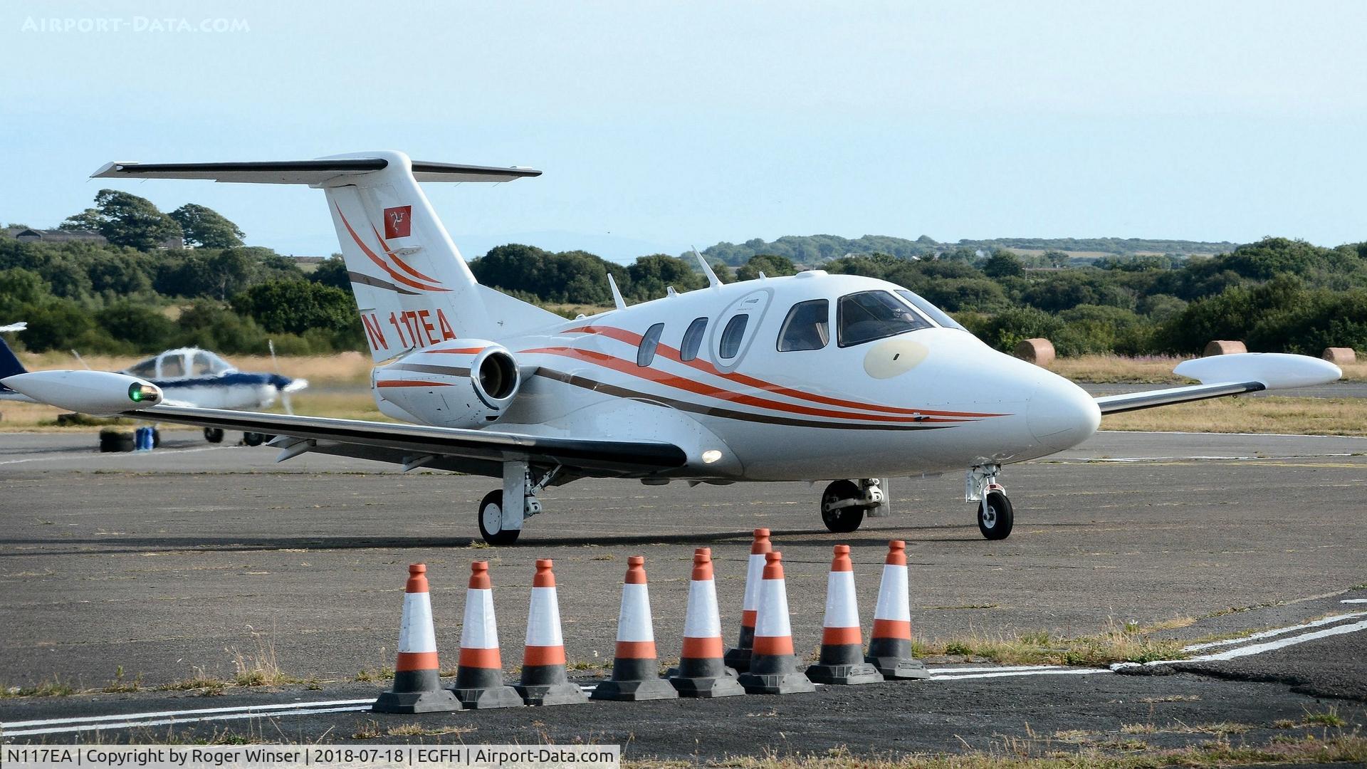 N117EA, 2007 Eclipse Aviation Corp EA500 C/N 000104, Visiting corporate jet.