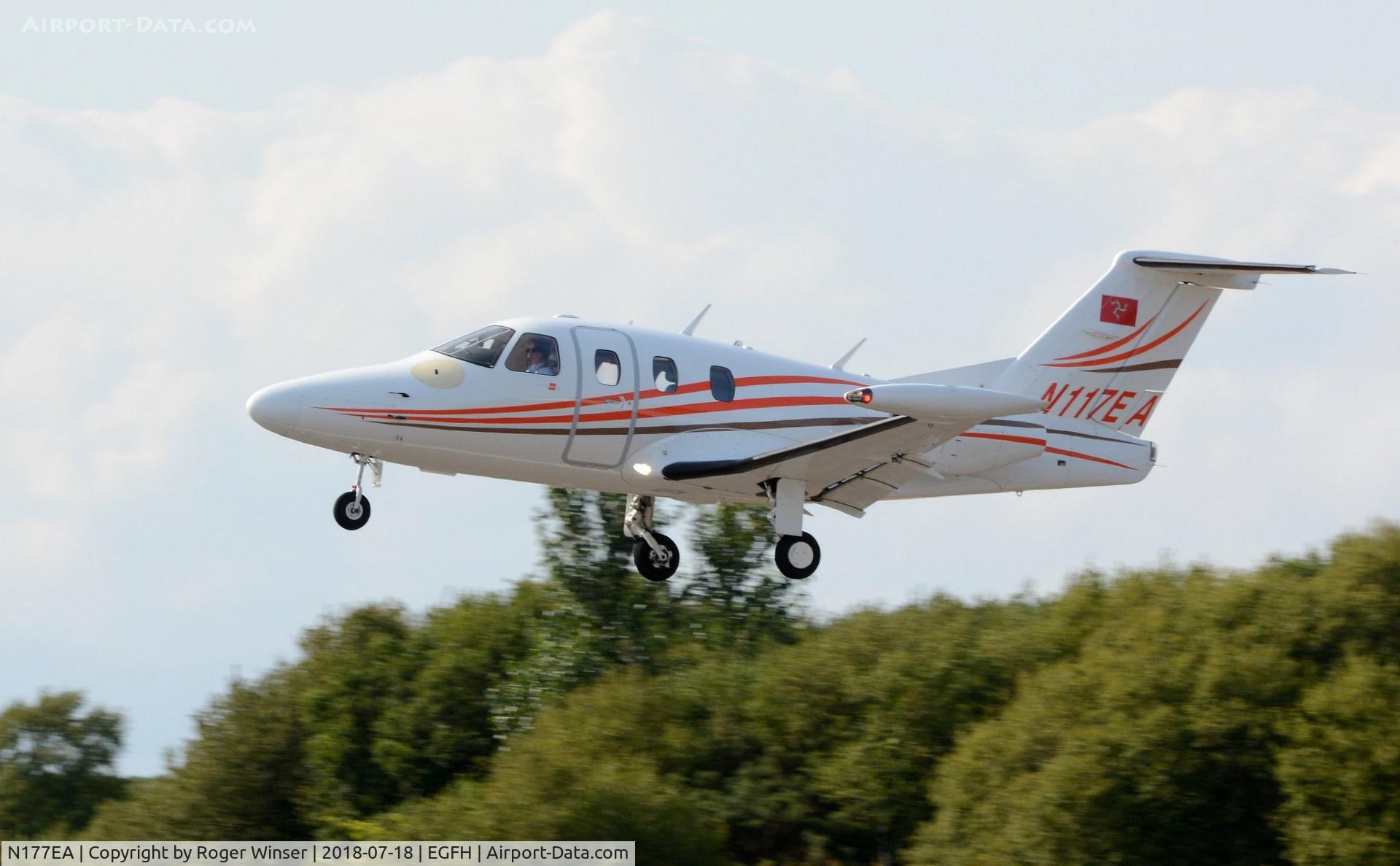 N177EA, 2008 Eclipse Aviation Corp EA500 C/N 000177, Visiting corporate jet departing Runway 22.