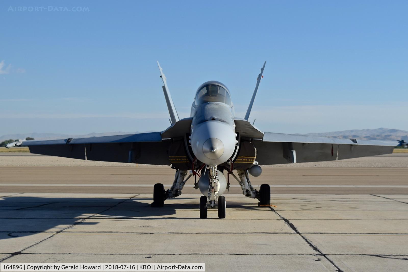 164896, McDonnell Douglas F/A-18C Hornet C/N 1228/C357, Parked on the south GA ramp. VMFA-323 “Death Rattlers”, 3rd MAW, MAG-11, MCAS Miramar.