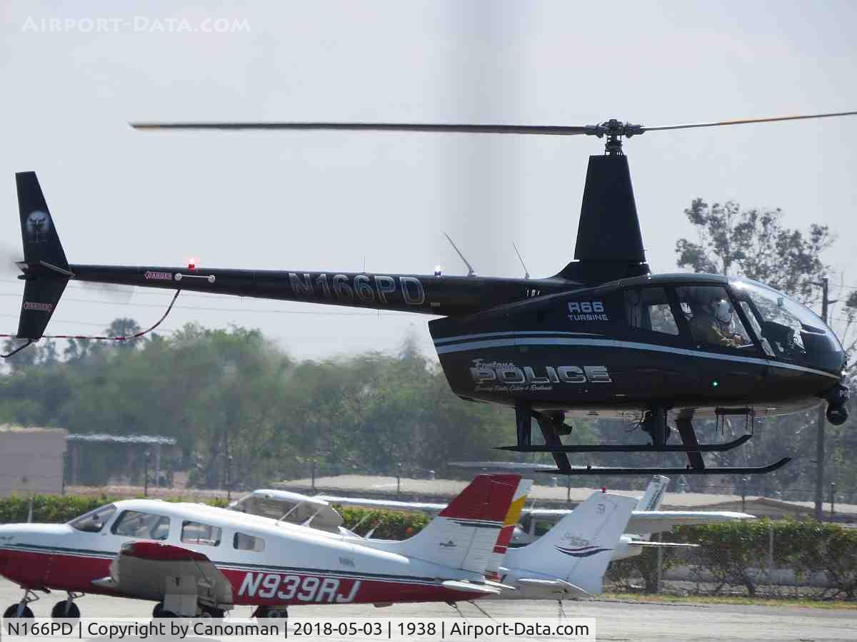 N166PD, 2012 Robinson R66 C/N 0101, Lifting off