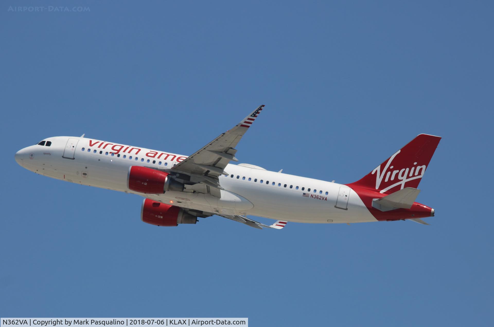 N362VA, 2016 Airbus A320-214 C/N 6965, Airbus A320