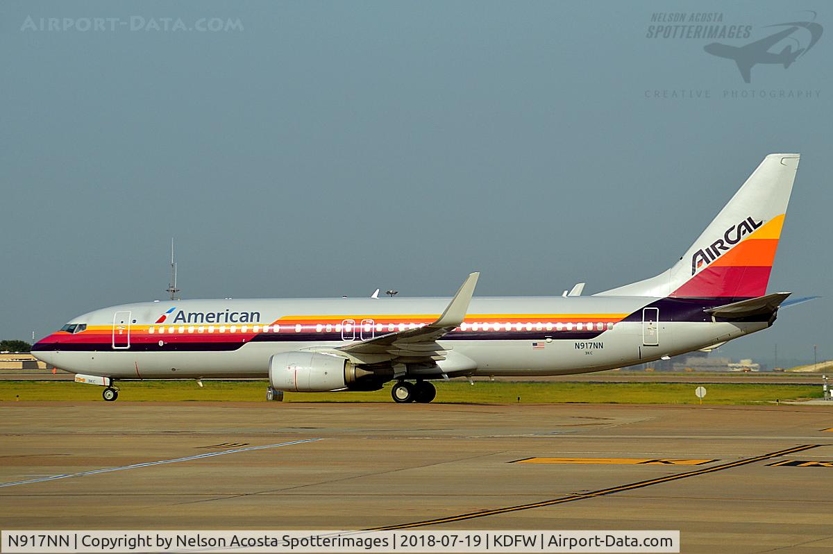 N917NN, 2013 Boeing 737-823 C/N 29572, Nassau > Dallas Fort / Worth