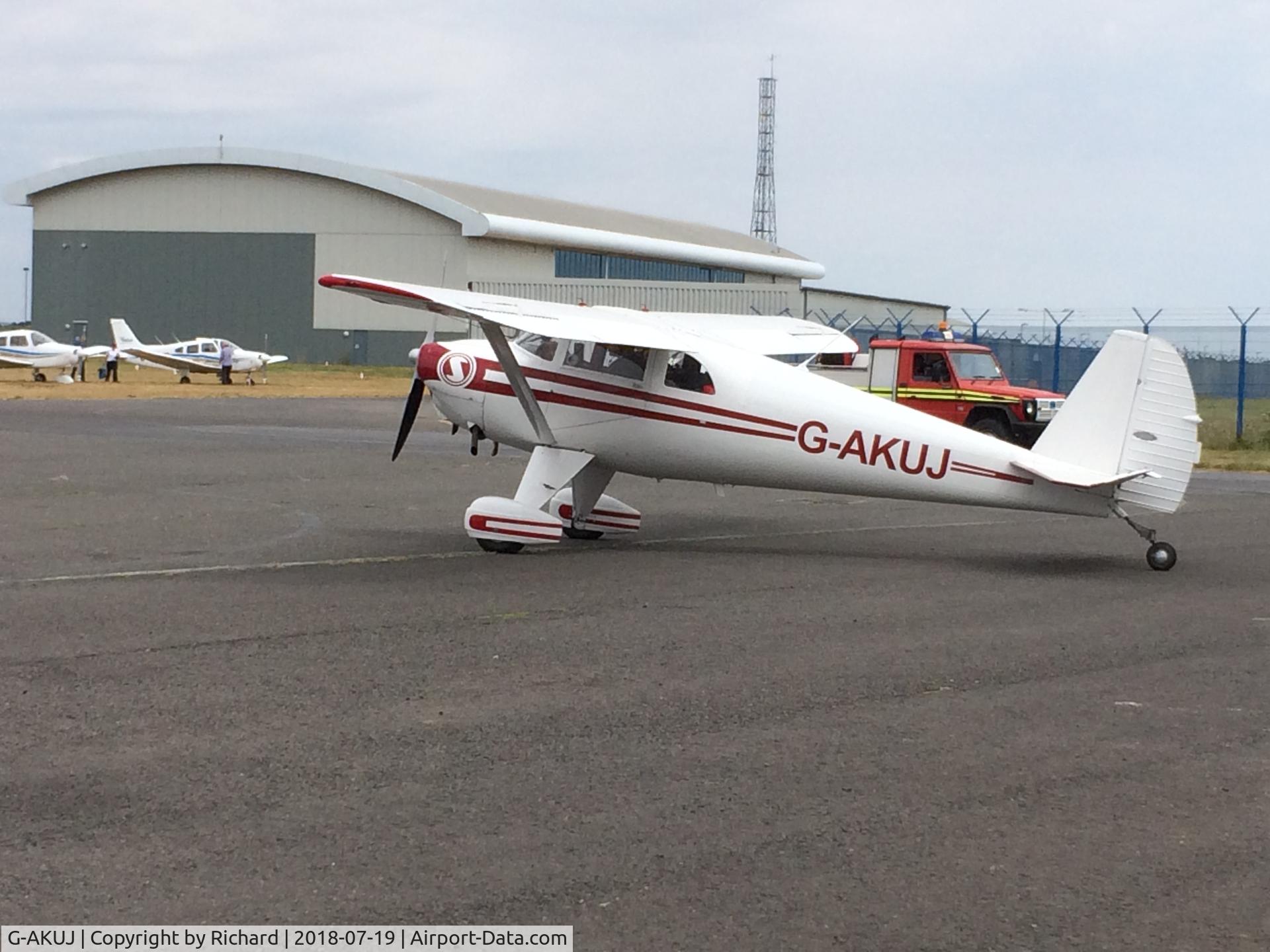 G-AKUJ, 1947 Luscombe 8E Silvaire C/N 5282, Lee on the Solent airport