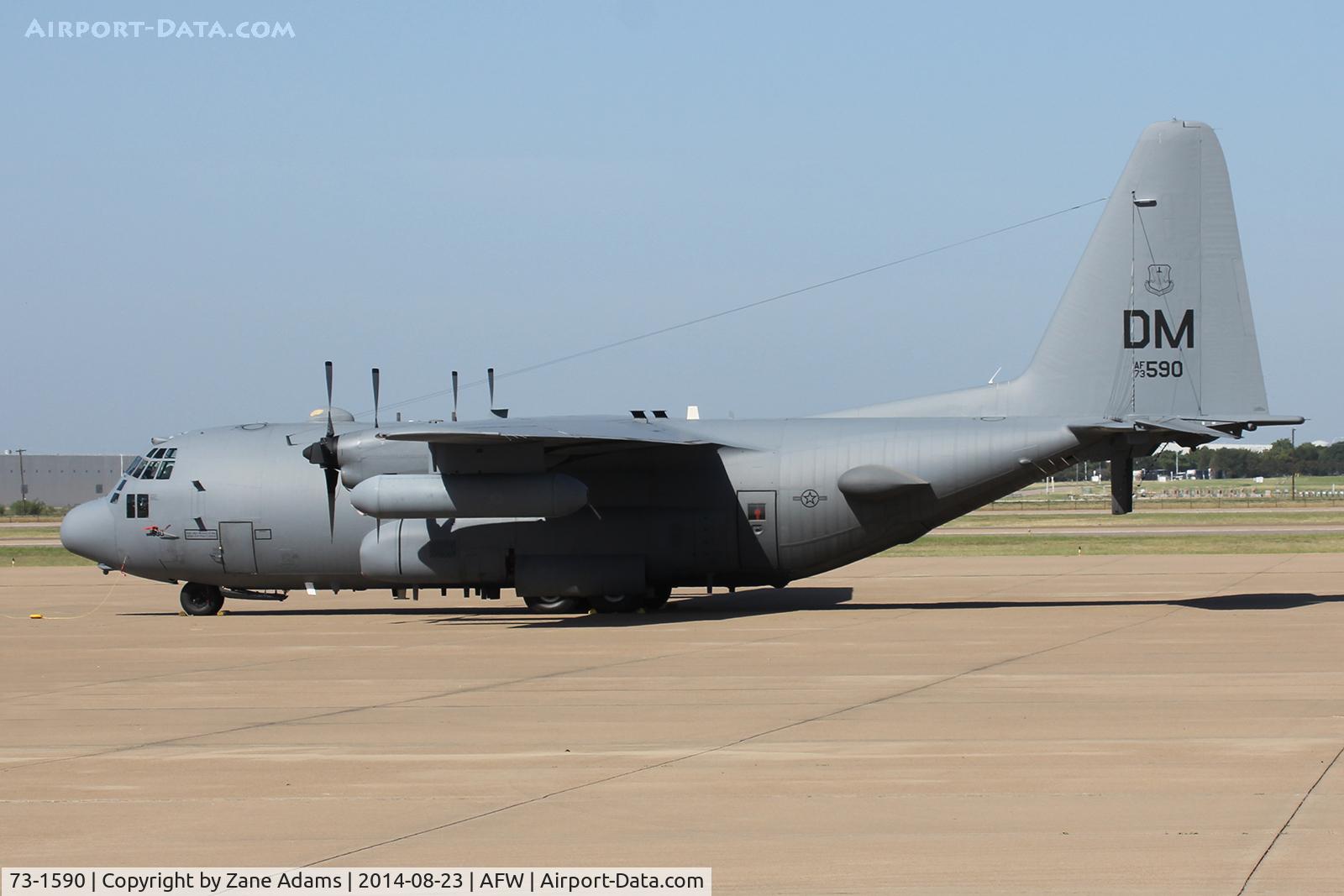 73-1590, 1973 Lockheed EC-130H Compass Call C/N 382-4554, On the Ramp at Alliance Airport - Fort Worth, TX