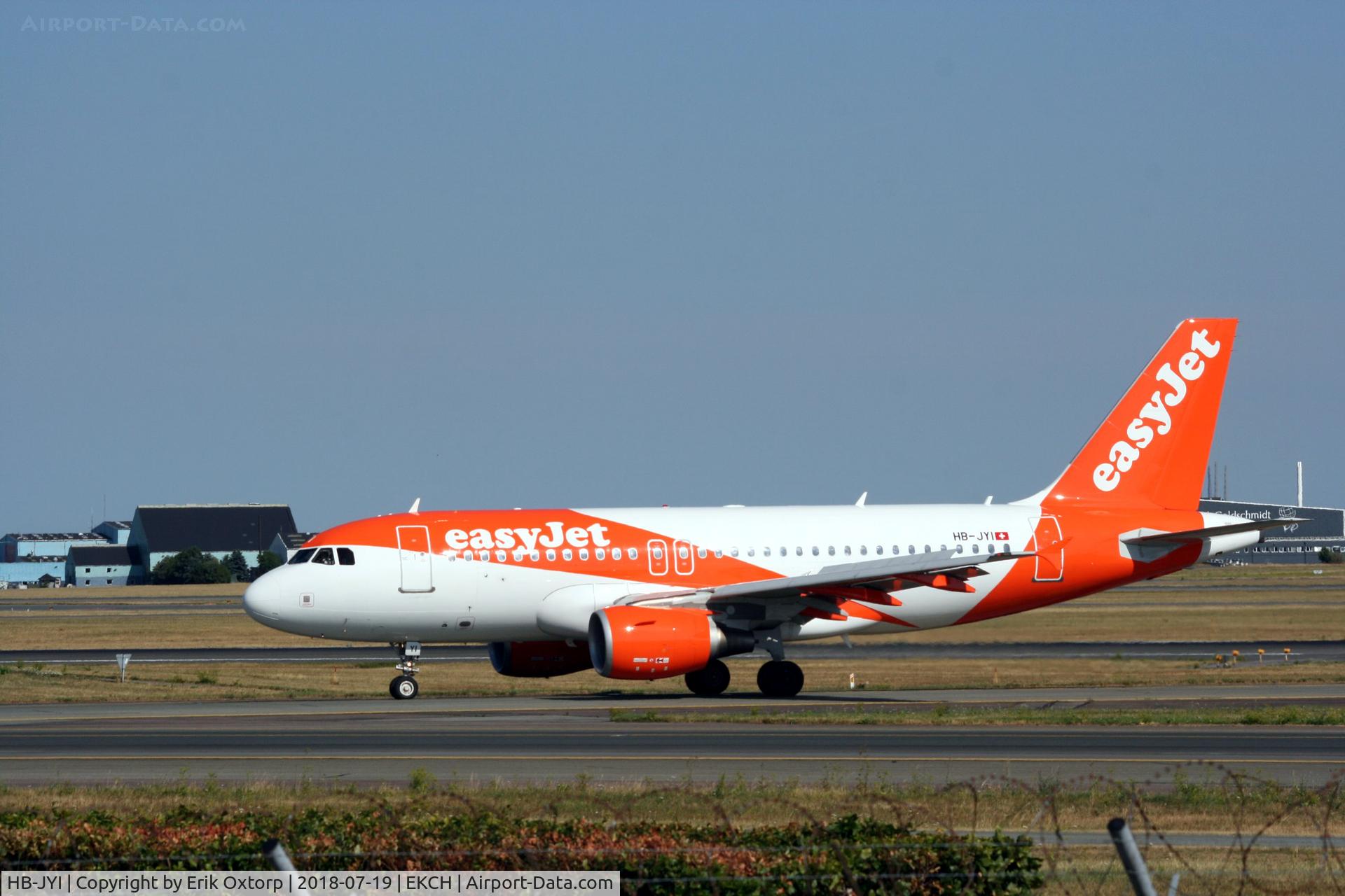 HB-JYI, 2011 Airbus A319-111 C/N 4744, HB-JYI landed rw 04L