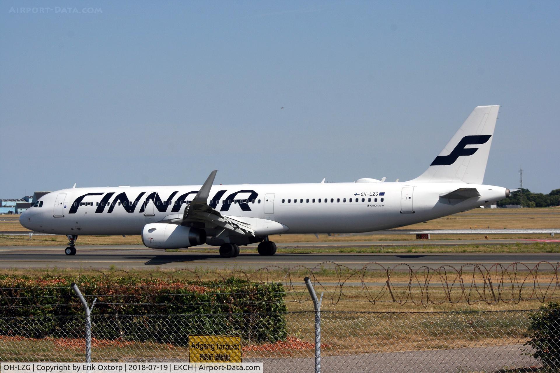 OH-LZG, 2013 Airbus A321-231 C/N 5758, OH-LZG landed rw 04L