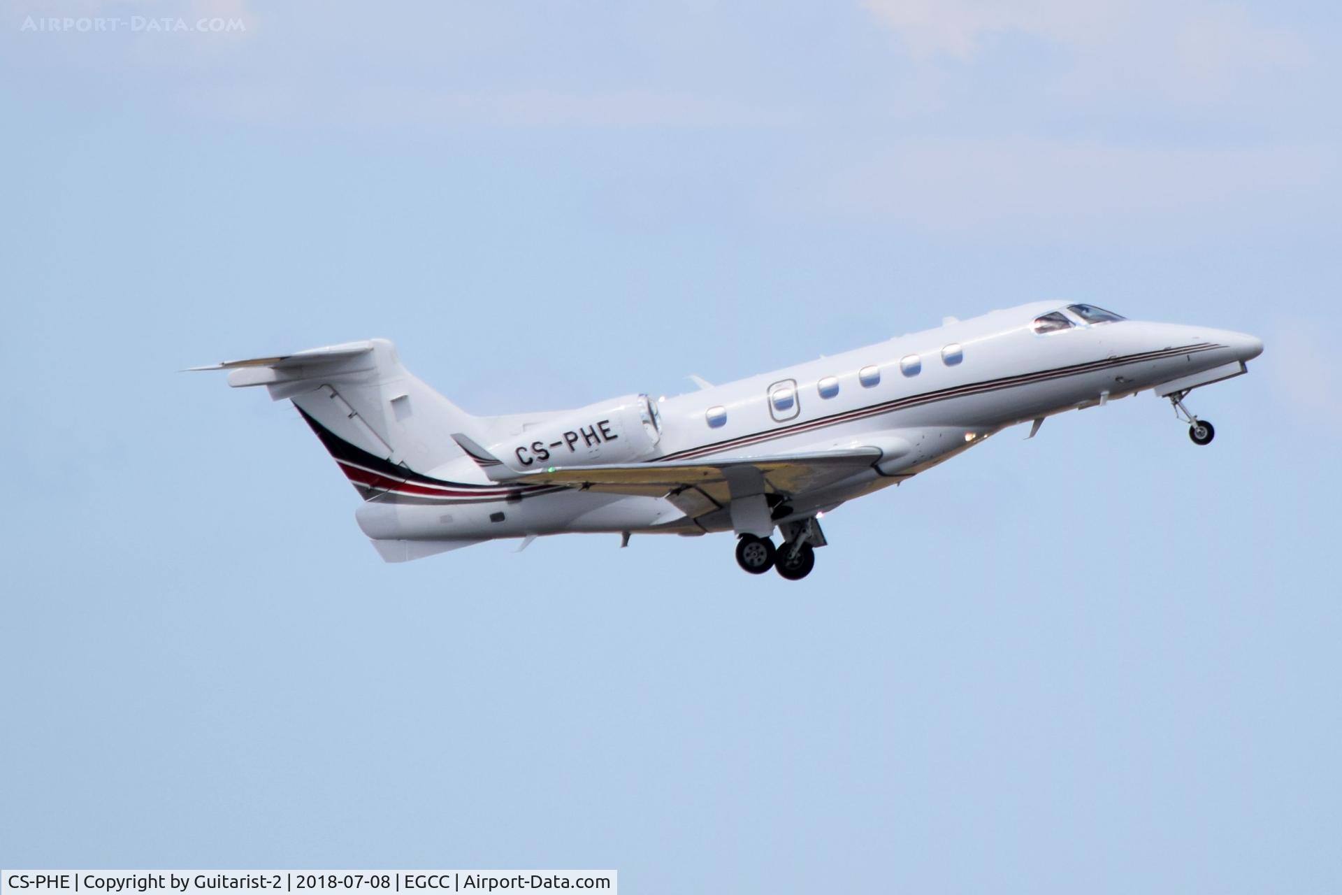 CS-PHE, 2015 Embraer EMB-500 Phenom 100 C/N 50500252, At Manchester