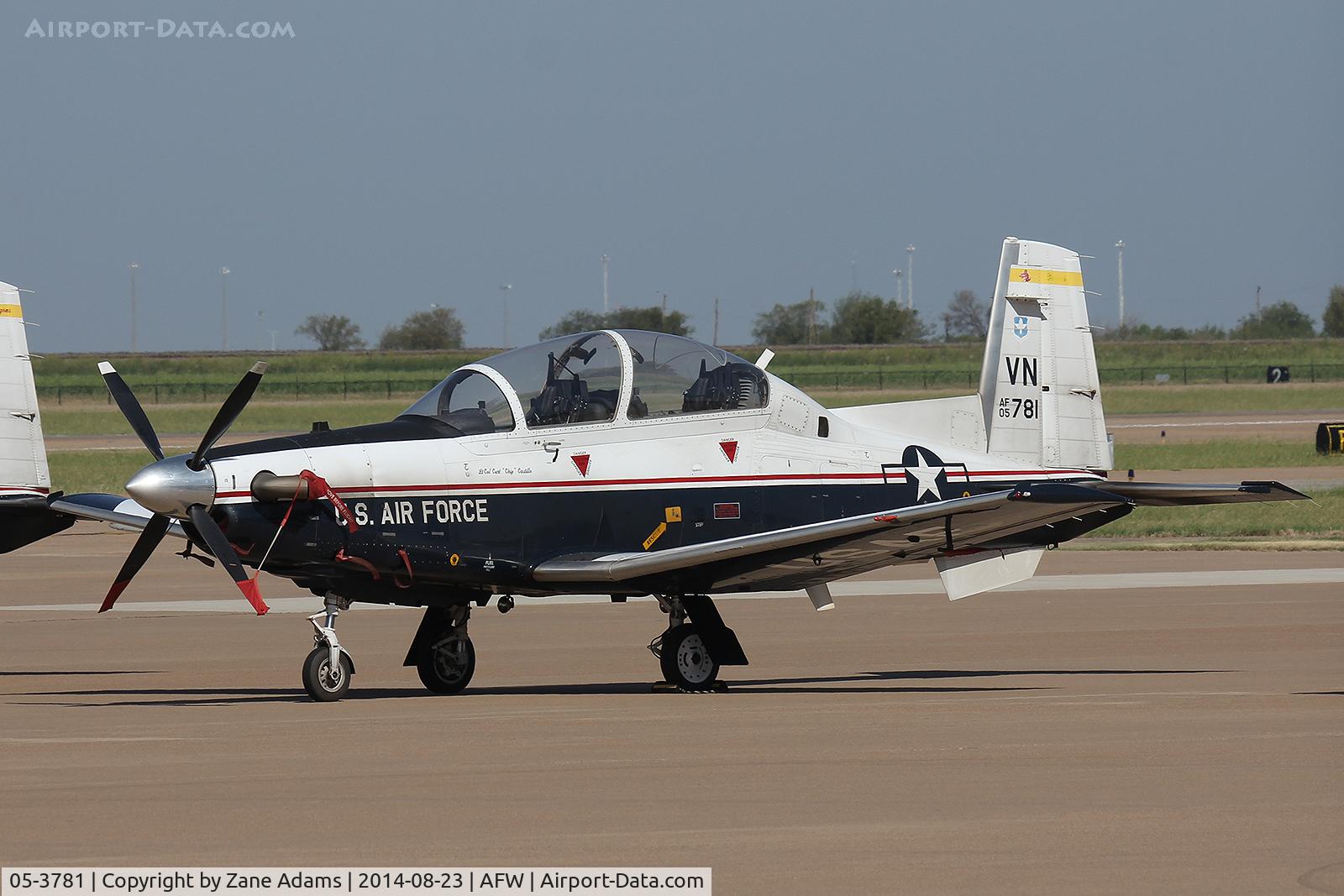 05-3781, 2005 Raytheon T-6A Texan II C/N PT-333, On the ramp at Alliance Airport - Fort Worth, TX