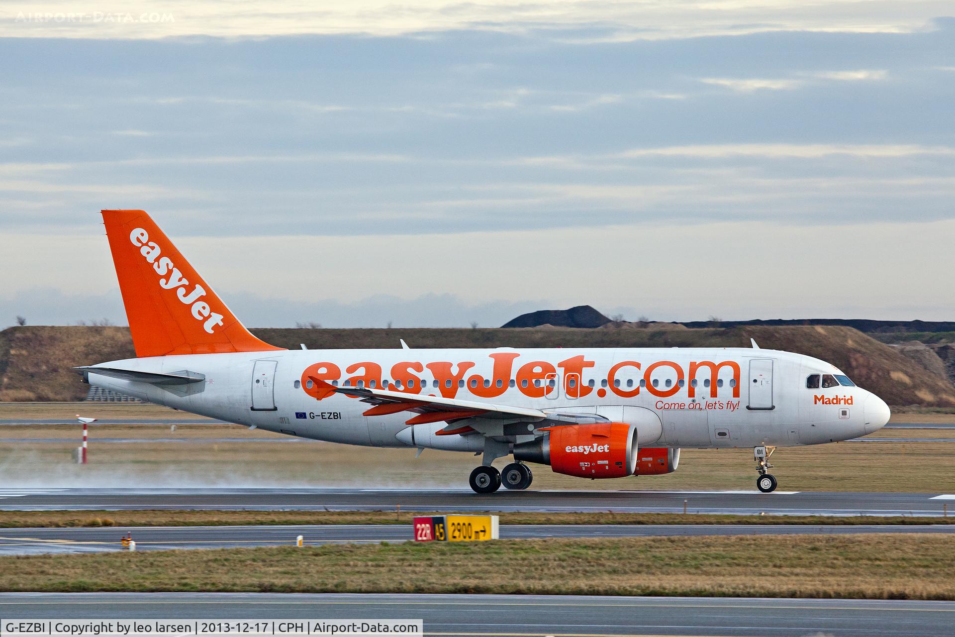 G-EZBI, 2006 Airbus A319-111 C/N 3003, Copenhagen 17.12.2013