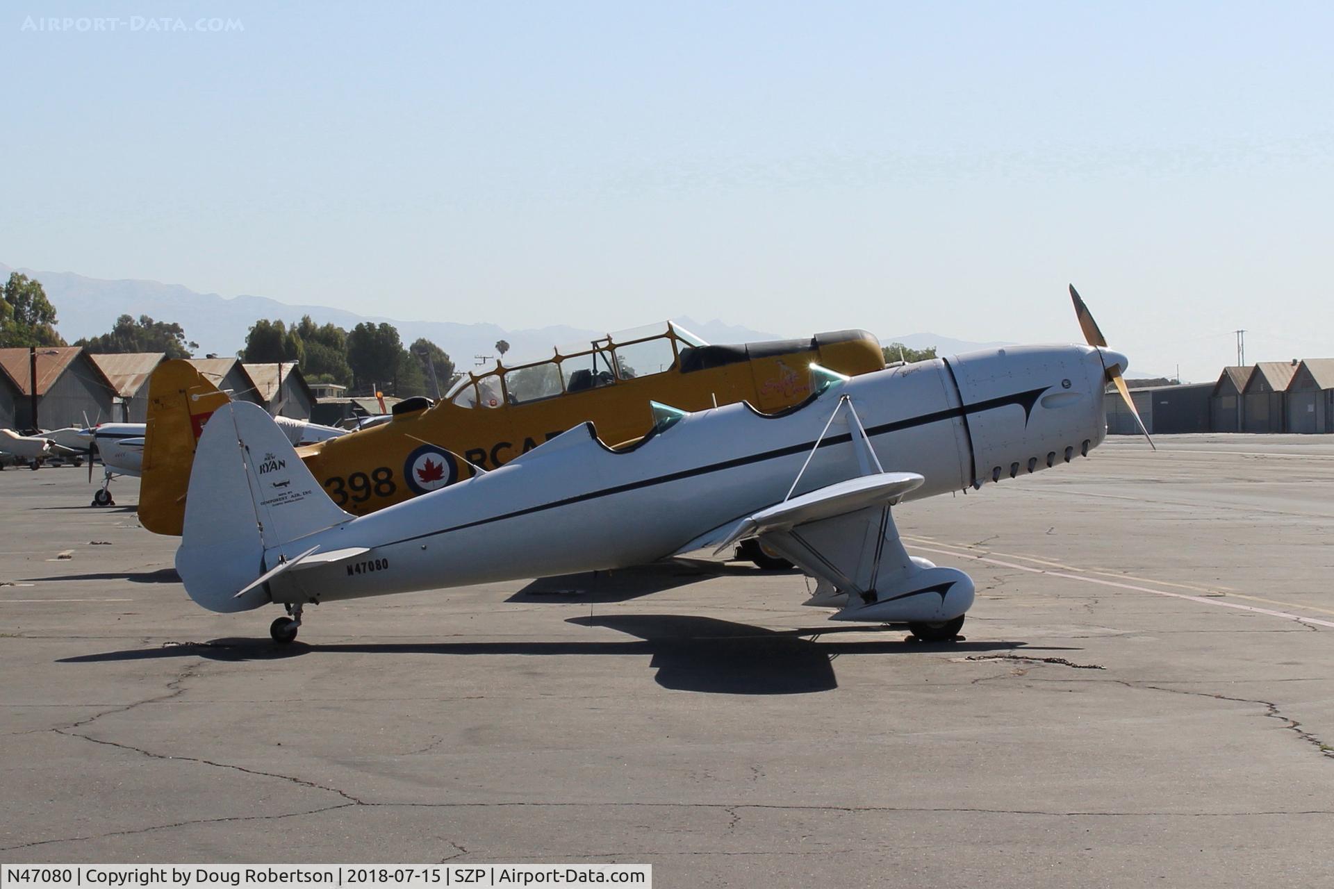 N47080, 1942 Ryan Aeronautical ST3KR C/N 1391, 1942 Ryan Aeronautical ST3KR 'Eileen', Fairchild RANGER 6-410 inverted inline 6 cylinder 165 Hp conversion by STC