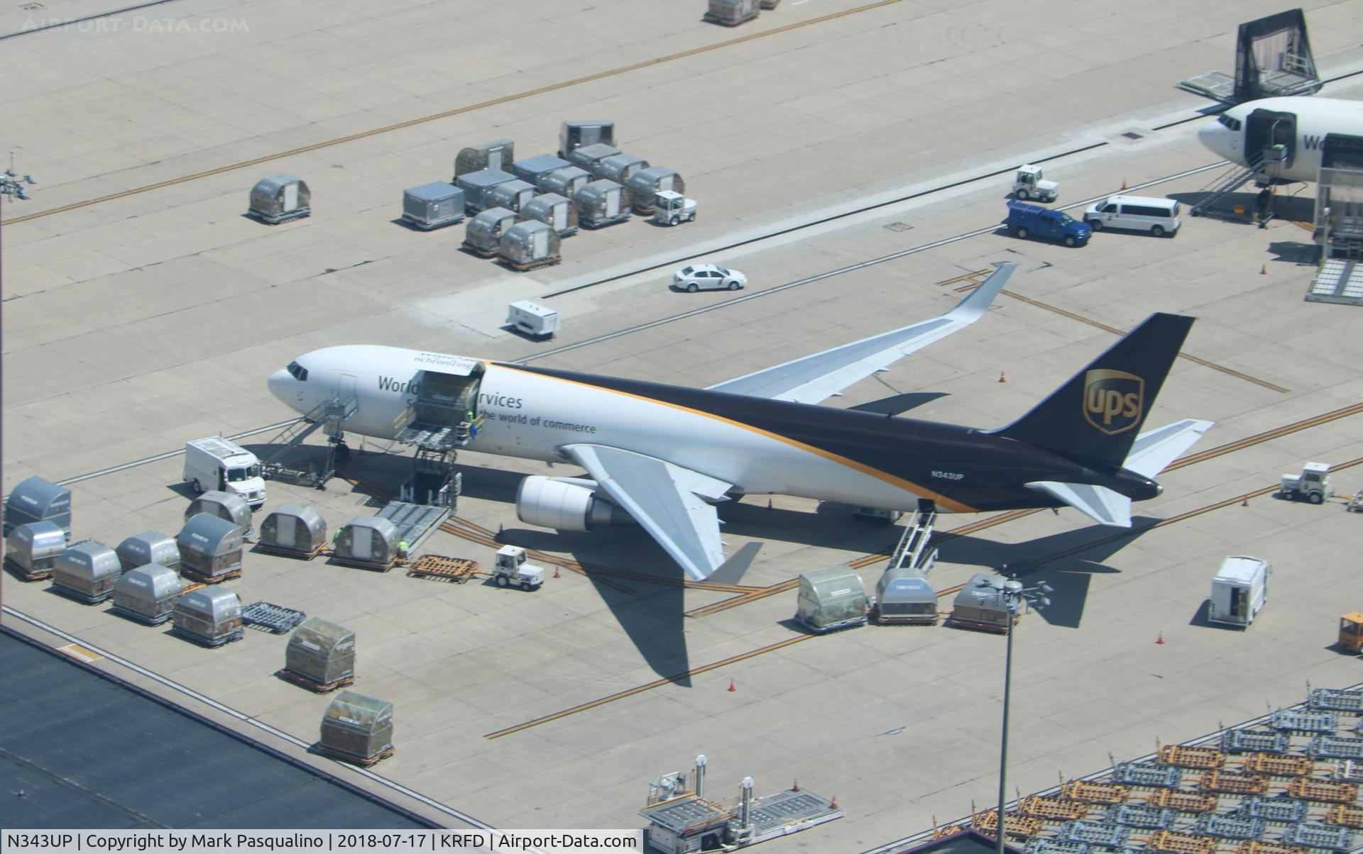 N343UP, 2011 Boeing 767-34AF C/N 37945, Boeing 767-34AF