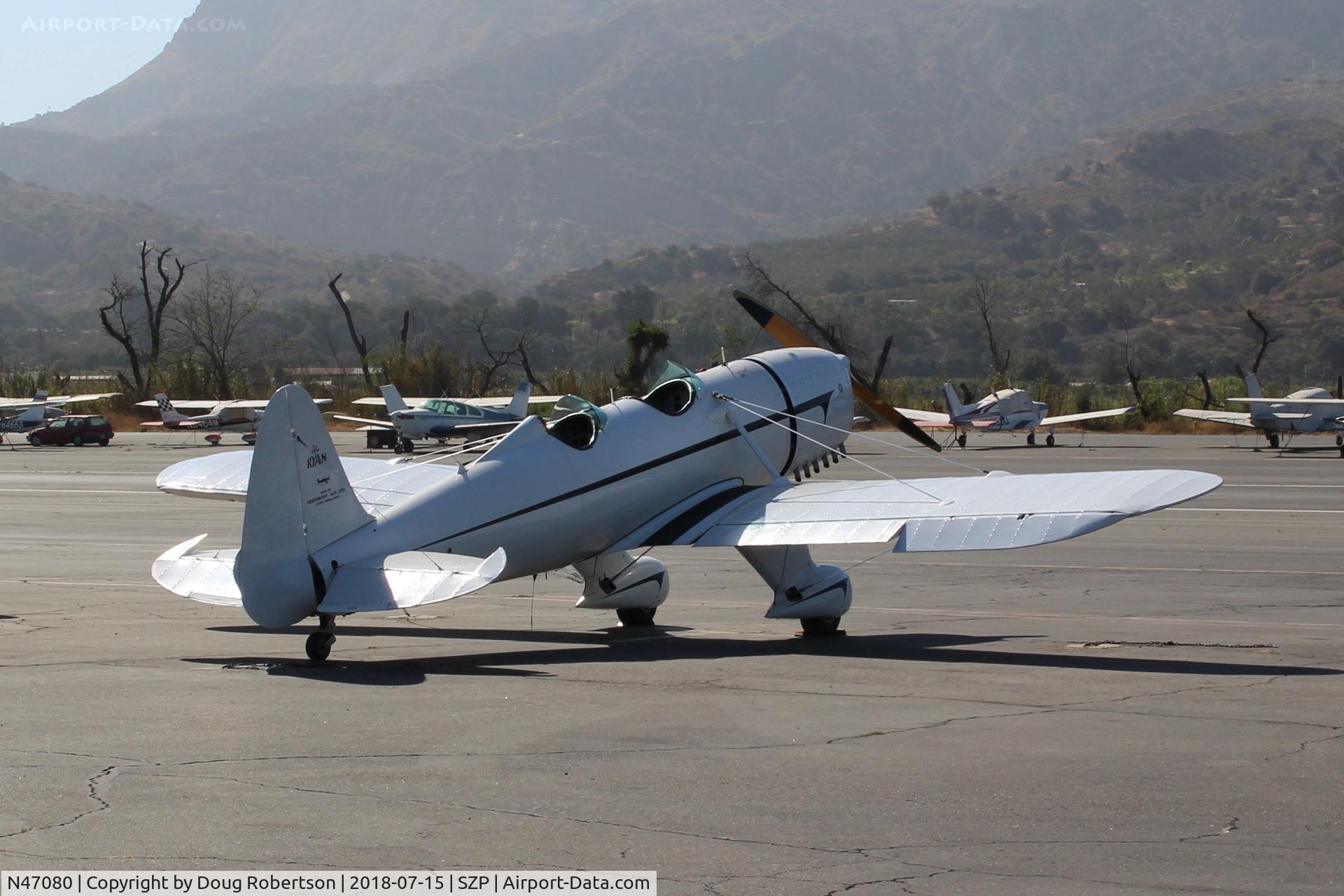 N47080, 1942 Ryan Aeronautical ST3KR C/N 1391, 1942 Ryan Aeronautical ST3KR 'Eileen', Fairchild RANGER 6-410 165 Hp inverted inline conversion