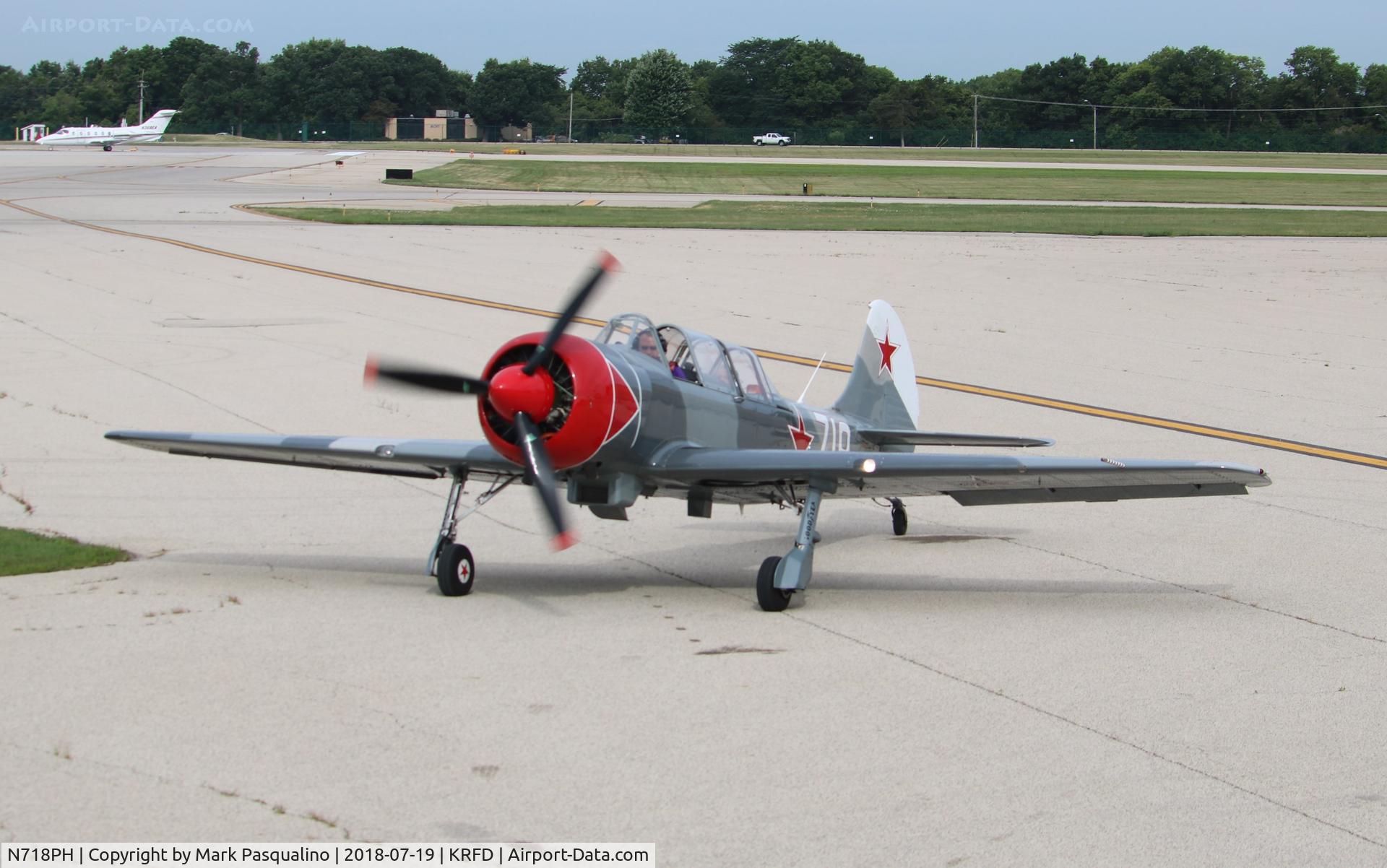 N718PH, 2003 Yakovlev (Aerostar) Yak-52TW C/N 0312503, YAK-52TW