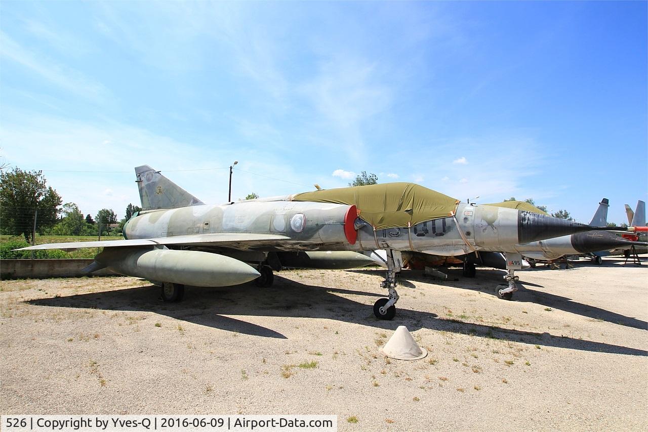 526, Dassault Mirage IIIE C/N 526, Dassault Mirage IIIE, Les Amis de la 5ème Escadre Museum, Orange
