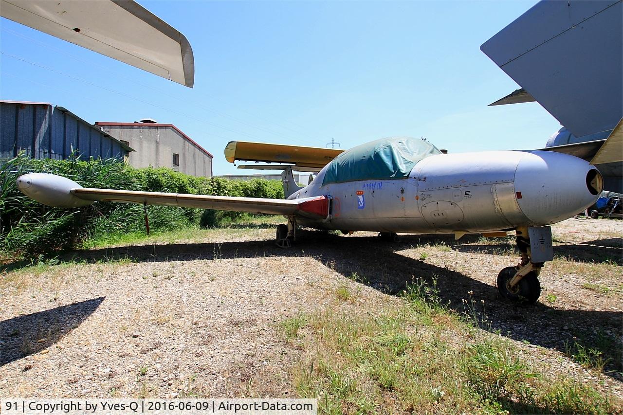 91, 1961 Morane-Saulnier MS.760 Paris C/N 91, Morane-Saulnier MS.760 Paris, Les Amis de la 5ème Escadre Museum, Orange
