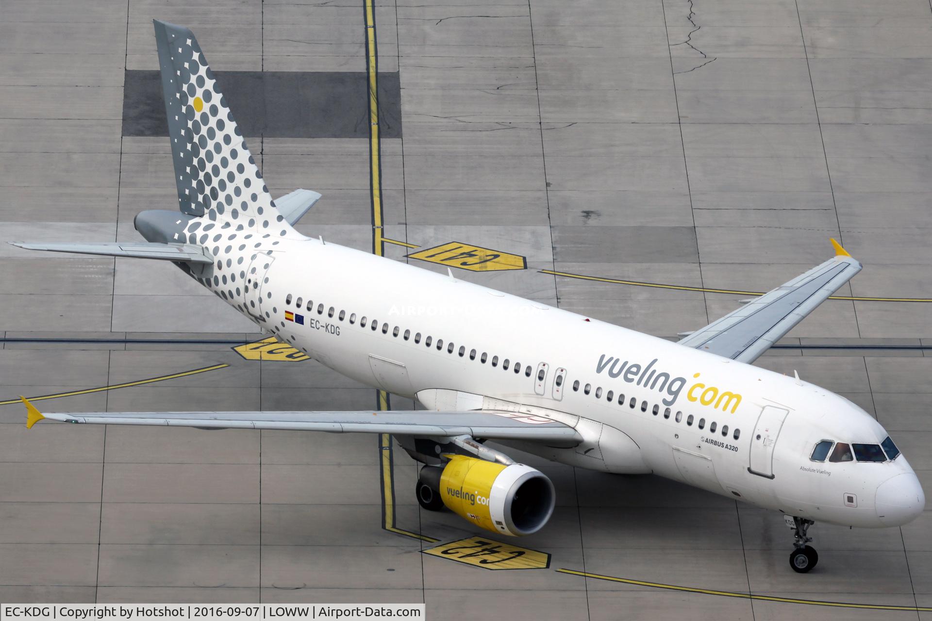 EC-KDG, 2007 Airbus A320-214 C/N 3095, Turning into stand C42