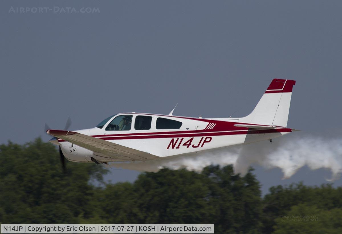 N14JP, 1986 Beech F33C Bonanza C/N CJ-177, Beech F33C at Oshkosh.