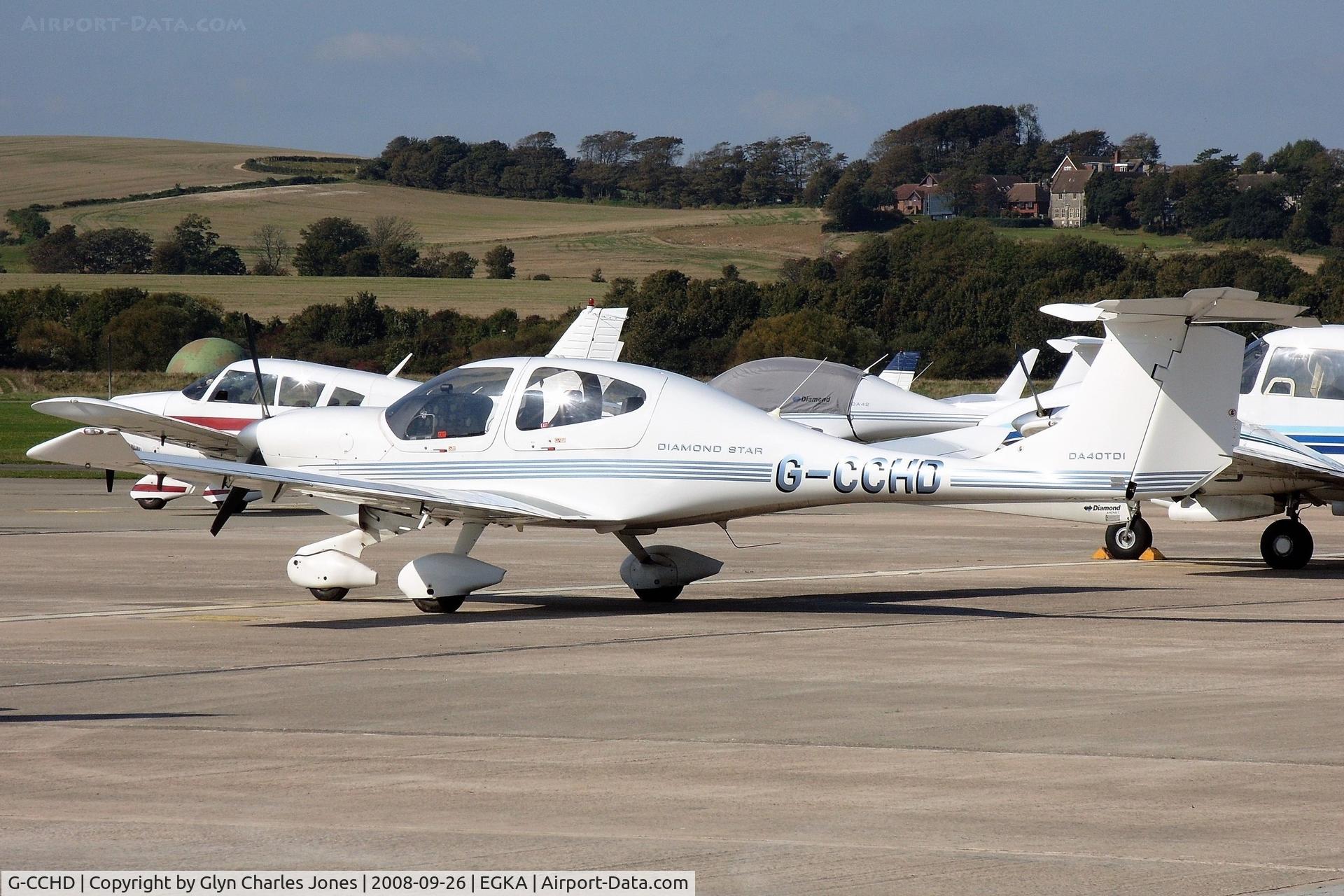 G-CCHD, 2003 Diamond DA-40D TDi Diamond Star C/N D4.051, Still owned by Diamond Aircraft UK Ltd.