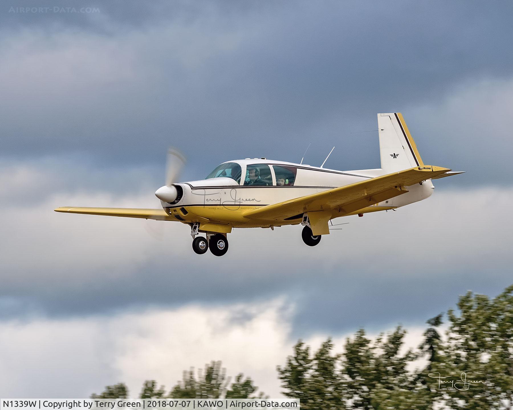 N1339W, 1963 Mooney M20E C/N 227, 2018 Arlington Fly-In